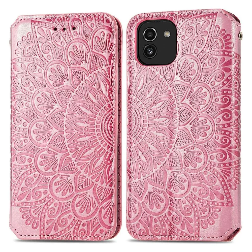 König Design Hülle Handy Schutz für Samsung Galaxy A03 Case Cover Tasche Etuis Bumper Wallet (Samsung Galaxy A03)