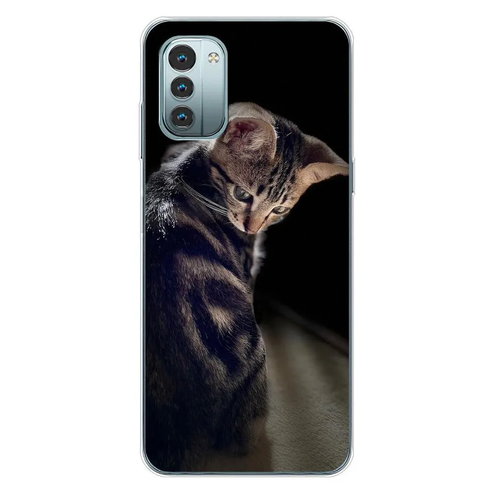 König Design Hülle Handy Schutz für Nokia G11 Case Cover Tasche Bumper Etuis Backcover TPU (Nokia G11)