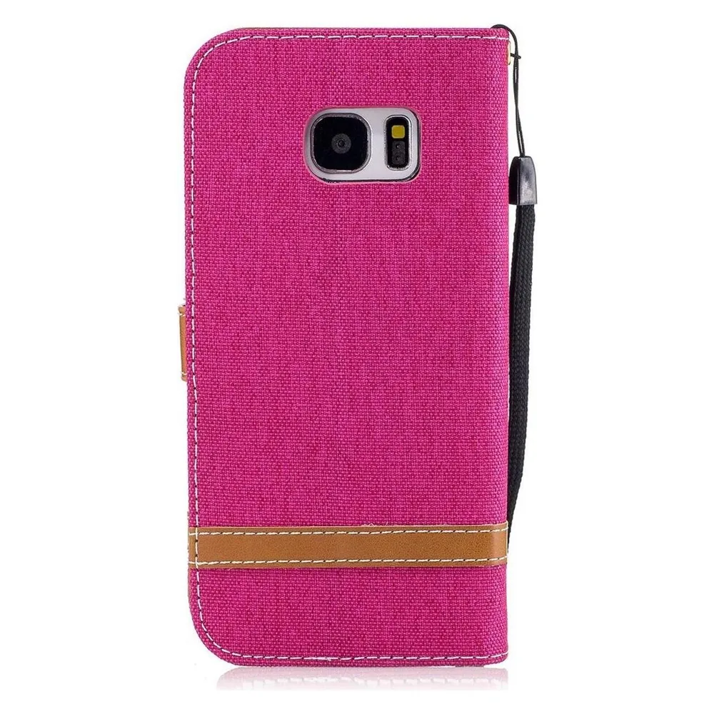 König Design Hülle Handy Schutz für Samsung Galaxy S7 Edge Case Cover Tasche Wallet Etui Neu (Samsung Galaxy S7 Edge)