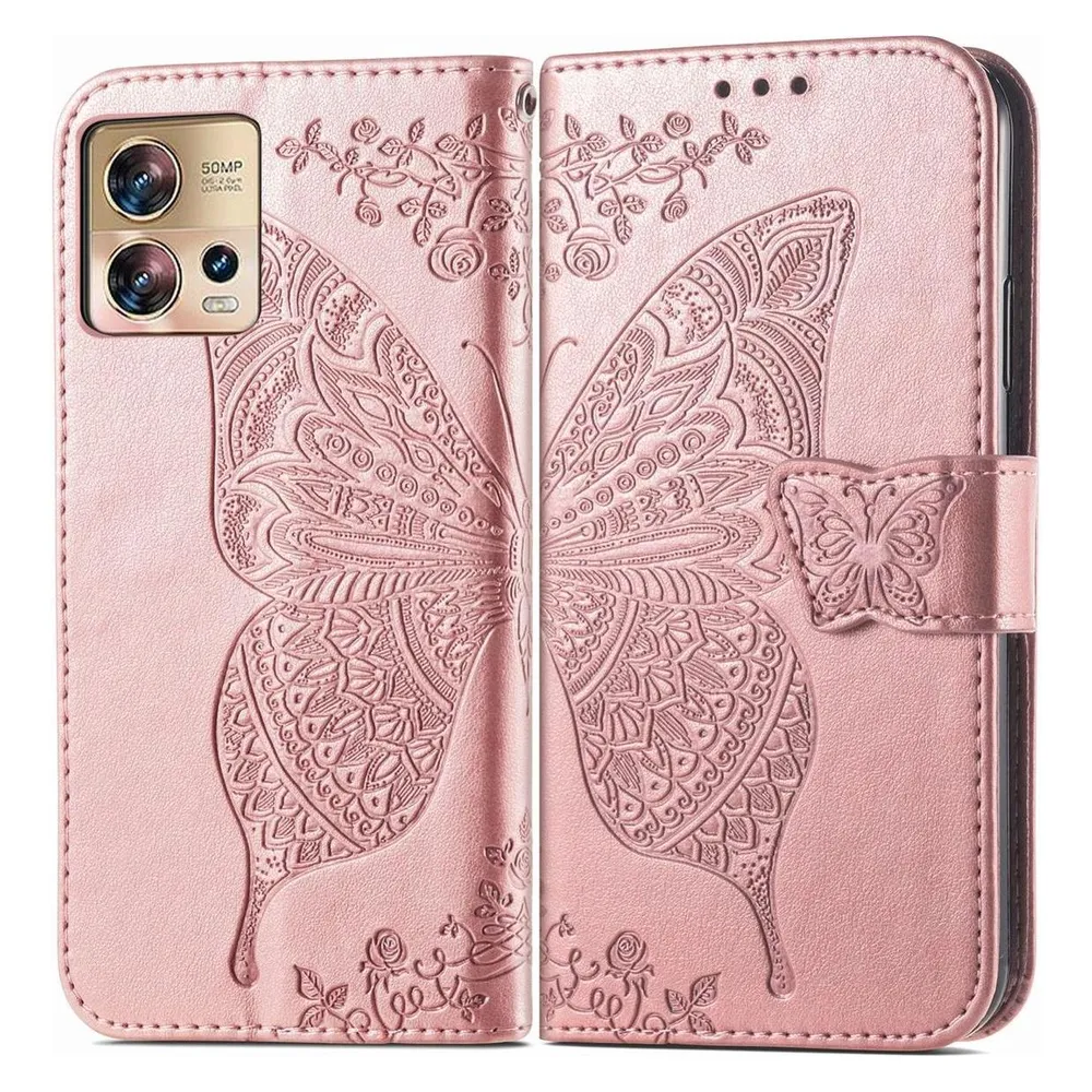 König Design Hülle Handy Schutz für Motorola Edge 30 Fusion Case Cover Tasche Etuis Wallet (Motorola Edge 30 Fusion)