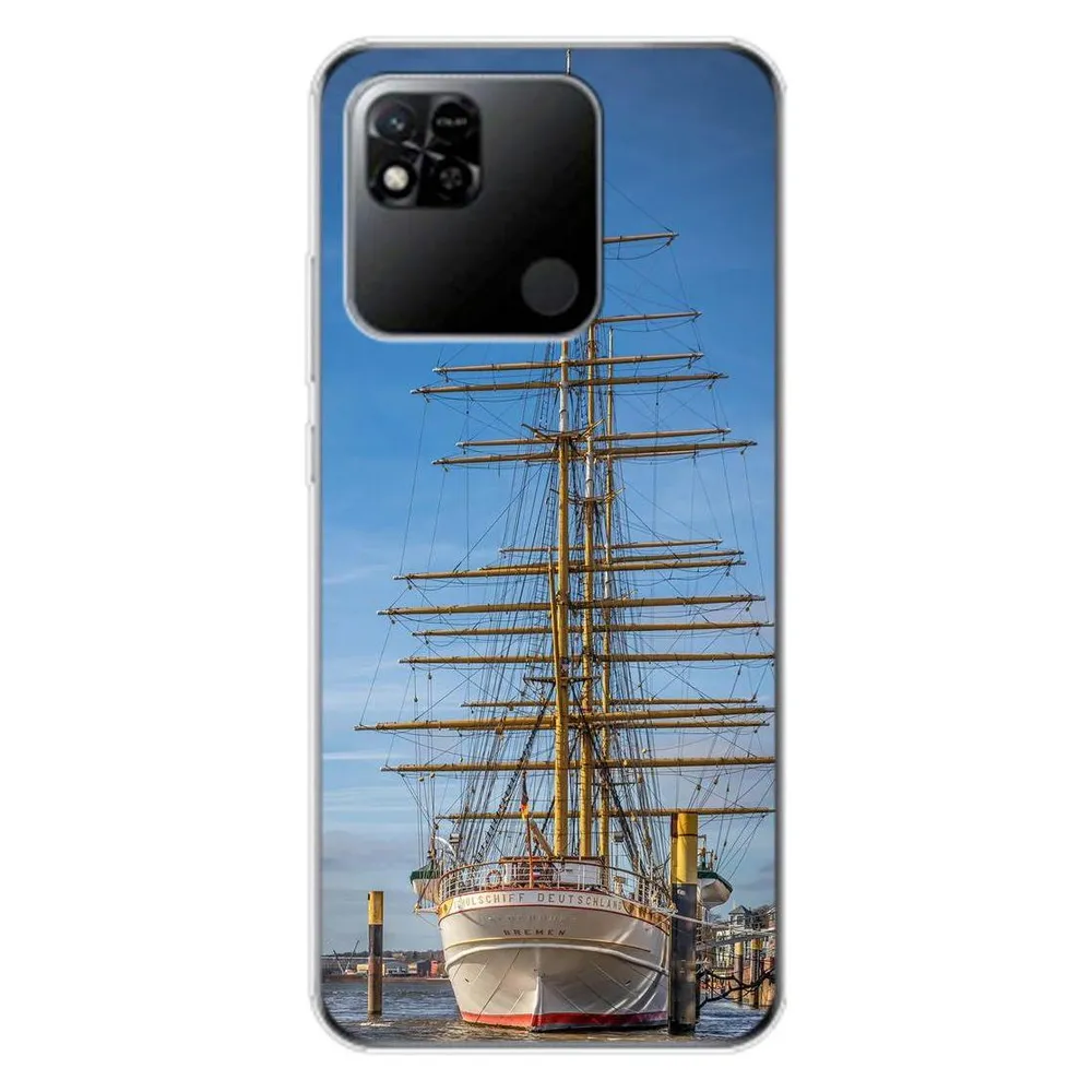 König Design Hülle Handy Schutz für Xiaomi Redmi 10A Case Cover Tasche Bumper Etuis TPU Neu (Xiaomi Redmi 10A)
