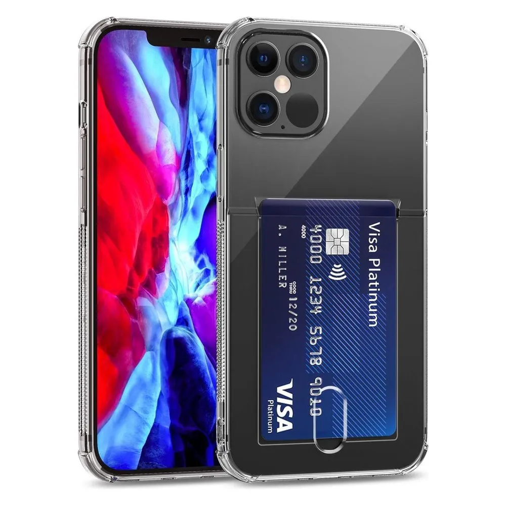 König Design Hülle Handy Schutz für Apple iPhone 12 13 14 Serie Case Cover Bumper Kartenfach (Apple iPhone 13 mini)