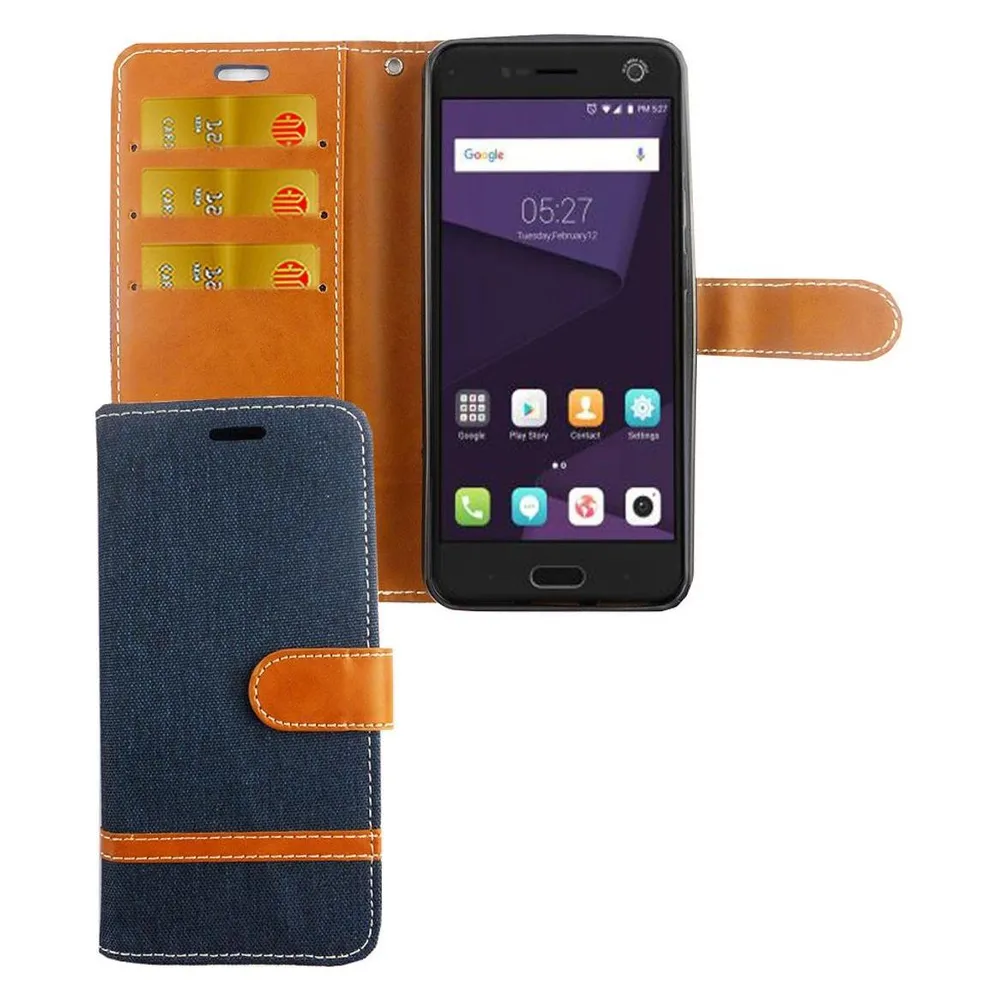 König Design Hülle Handy Schutz für ZTE Blade V8 Case Cover Tasche Wallet Etui Handyhülle Neu (ZTE Blade V8)