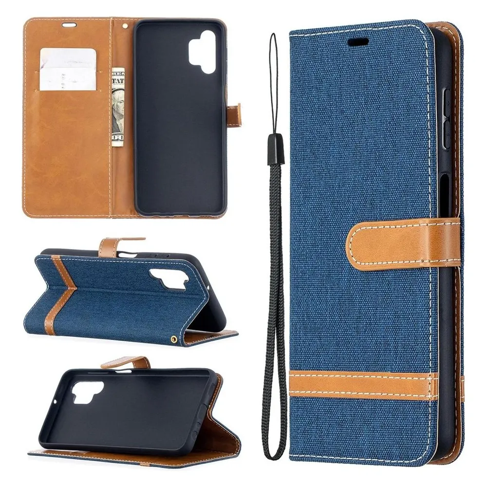 König Design Hülle Handy Schutz für Samsung Galaxy A32 5G Case Cover Tasche Wallet Etui Neu (Samsung Galaxy A32 5G)