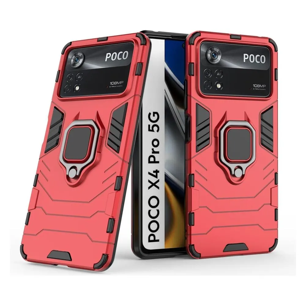 König Design Hülle Handy Schutz für Xiaomi Poco X4 Pro 5G Case Cover Tasche Bumper Halter Neu (Xiaomi Poco X4 Pro 5G)