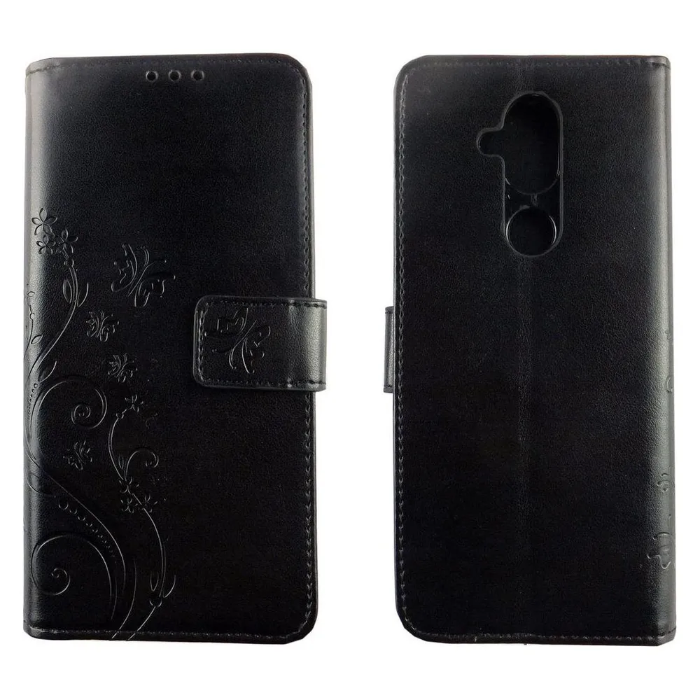 König Design Hülle Handy Schutz für Nokia 8.1 Case Cover Tasche Wallet Etui Handyhülle Bumper (Nokia 8.1)