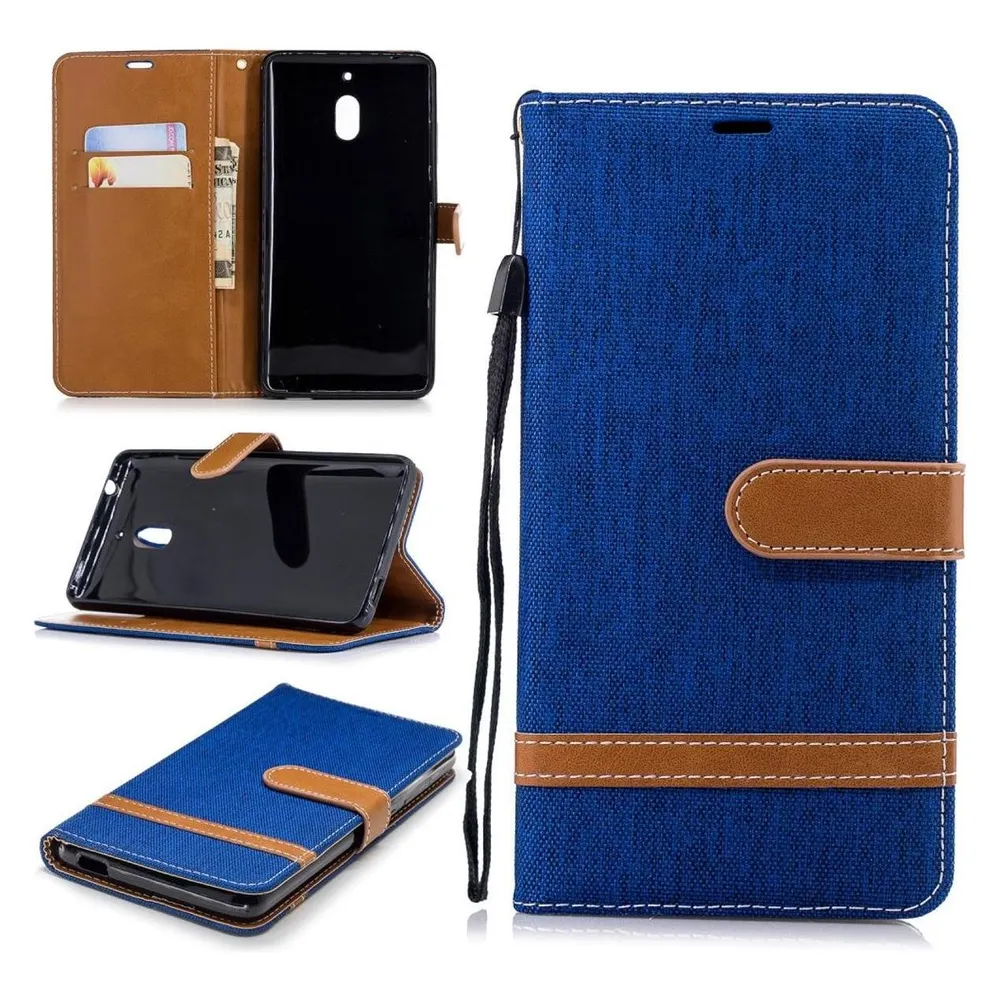 König Design Hülle Handy Schutz für Nokia 2.1 Case Cover Tasche Wallet Etui Handyhülle Bumper (Nokia 2.1)