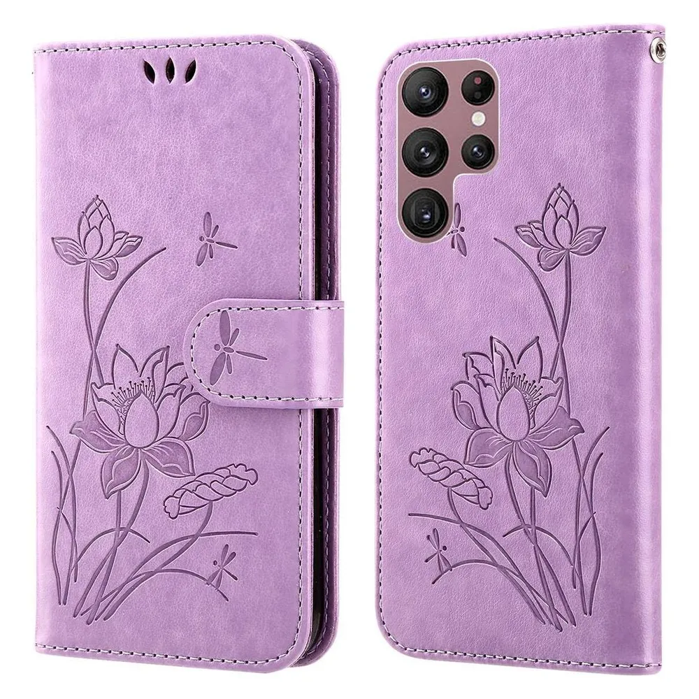 König Design Hülle Handy Schutz für Samsung Galaxy S22 Ultra 5G Case Cover Tasche Etui Wallet (Samsung Galaxy S22 Ultra 5G)