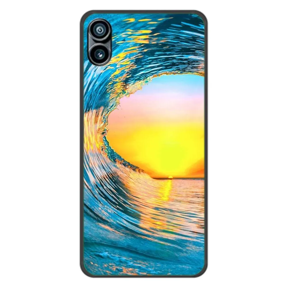König Design Hülle Handy Schutz für Nothing Phone 1 Case Cover Tasche Bumper Etuis TPU Neu (Nothing Phone (1))