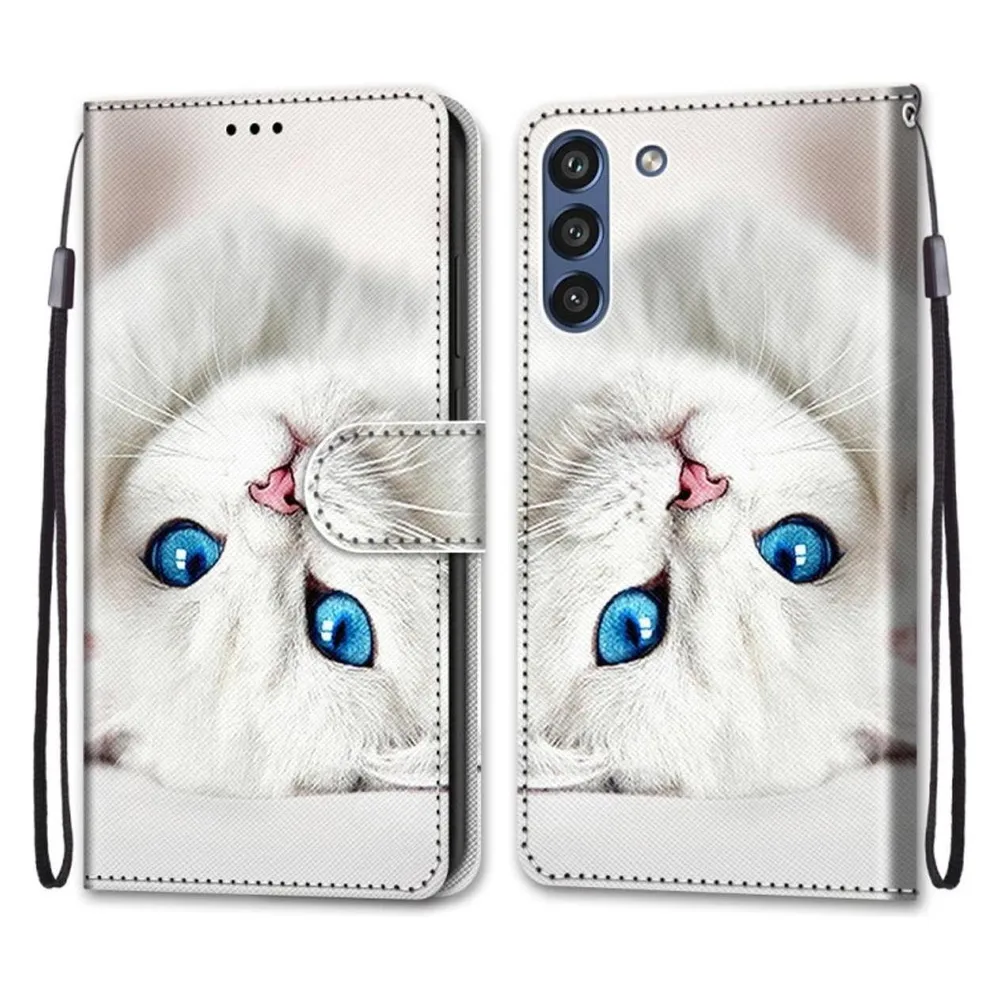 König Design Hülle Handy Schutz für Samsung Galaxy S21 FE Case Flip Cover Tasche Etui Bumper (Samsung Galaxy S21 FE)