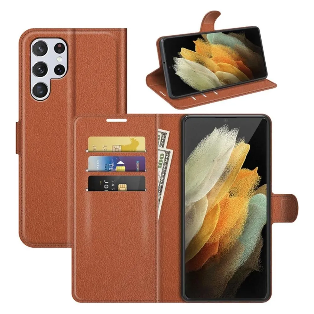 König Design Hülle Handy Schutz für Samsung Galaxy S22 Ultra 5G Case Cover Tasche Etuis Neu (Samsung Galaxy S22 Ultra 5G)