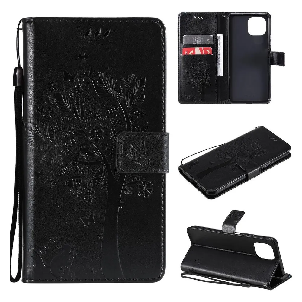 König Design Hülle Handy Schutz für Xiaomi Mi 11 Lite Case Flip Cover Tasche Etuis Bumper (Xiaomi Mi 11 Lite)
