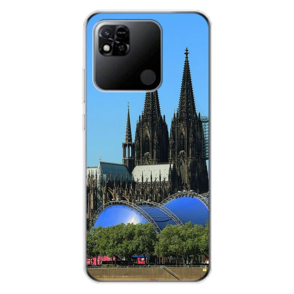 König Design Hülle Handy Schutz für Xiaomi Redmi 10A Case Cover Tasche Bumper Etuis TPU Neu (Xiaomi Redmi 10A)