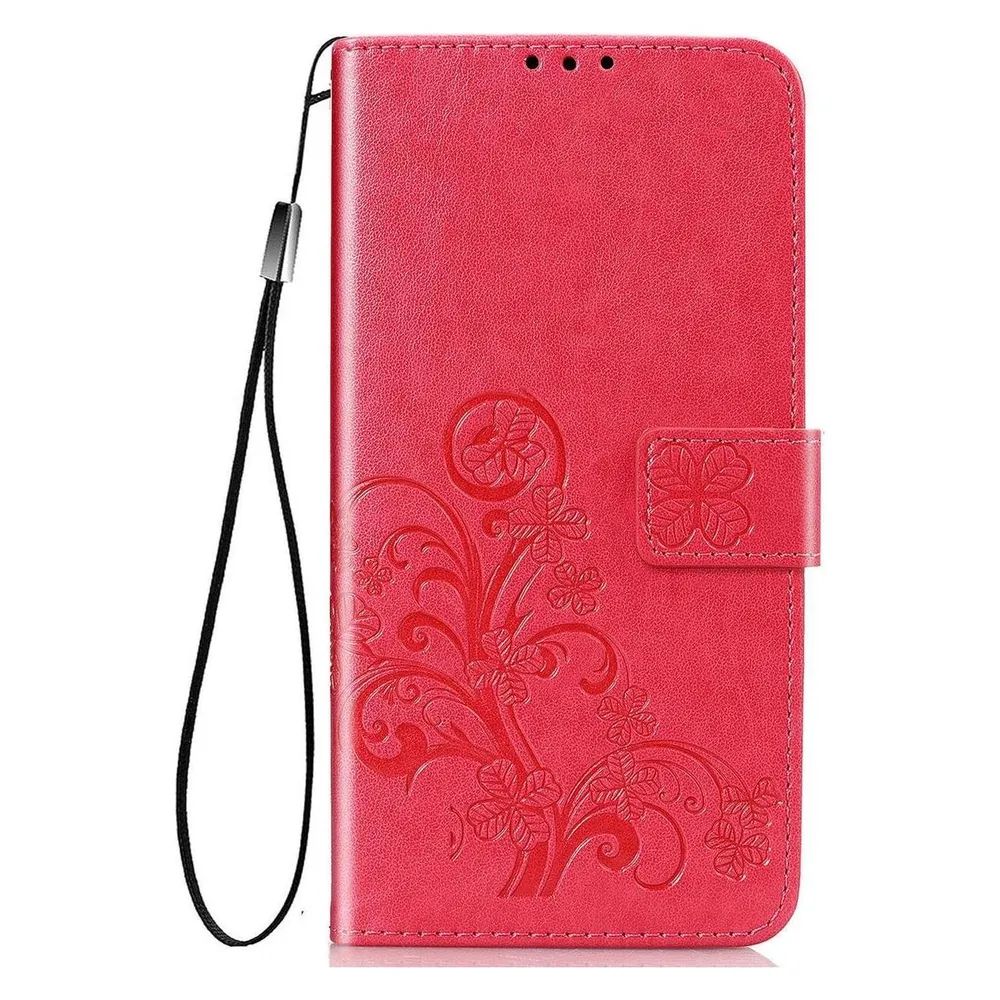 König Design Hülle Handy Schutz für Samsung Galaxy A02s Case Flip Cover Tasche Etuis Pink Neu