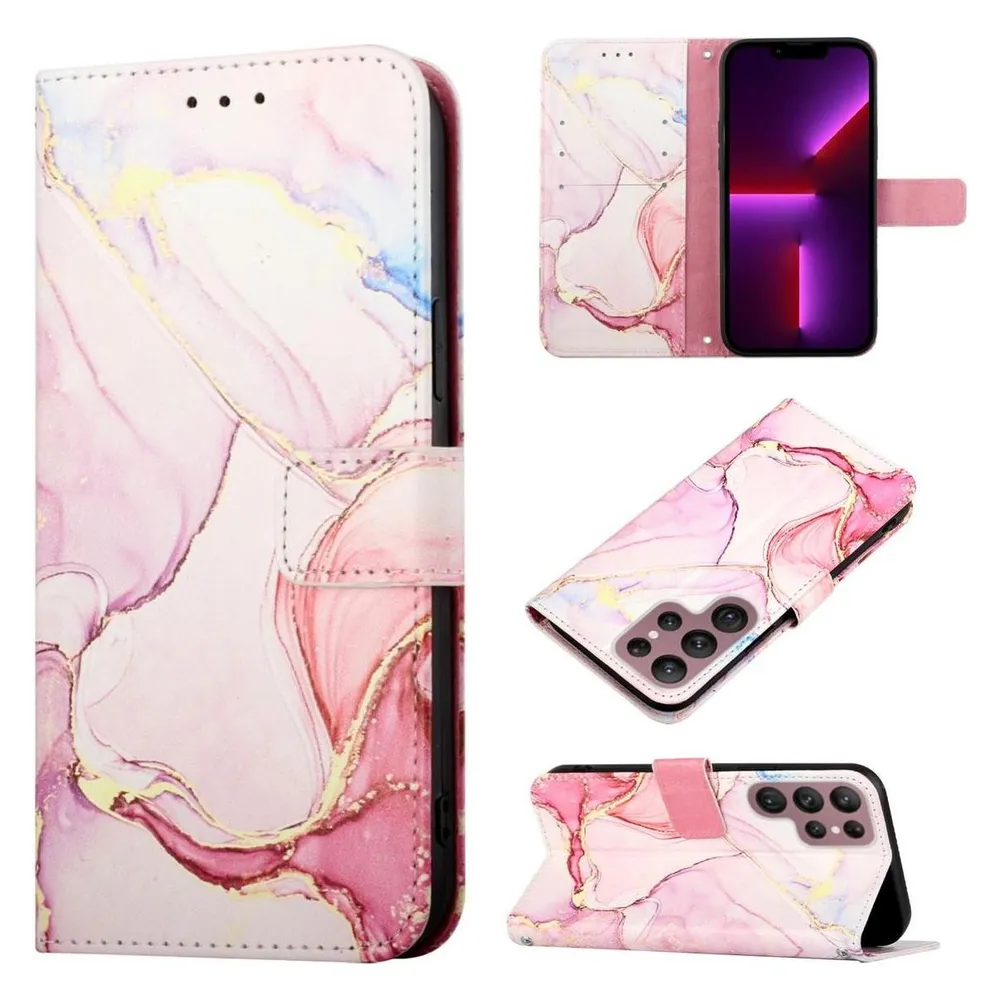 König Design Hülle Handy Schutz für Samsung Galaxy S22 Ultra 5G Case Cover Tasche Wallet Etui (Samsung Galaxy S22 Ultra 5G)