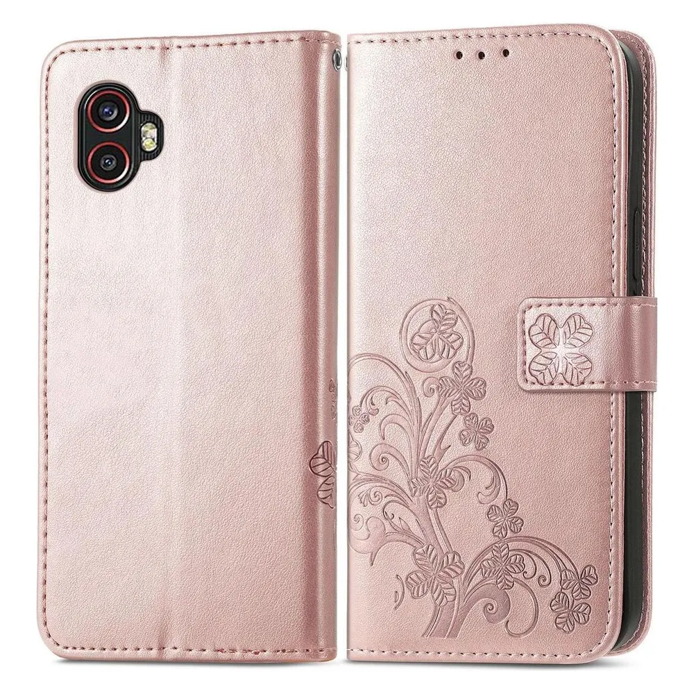 König Design Hülle Handy Schutz für Samsung Galaxy Xcover 6 Pro Case Cover Bumper Kartenfach (Samsung Galaxy XCover 6 Pro)