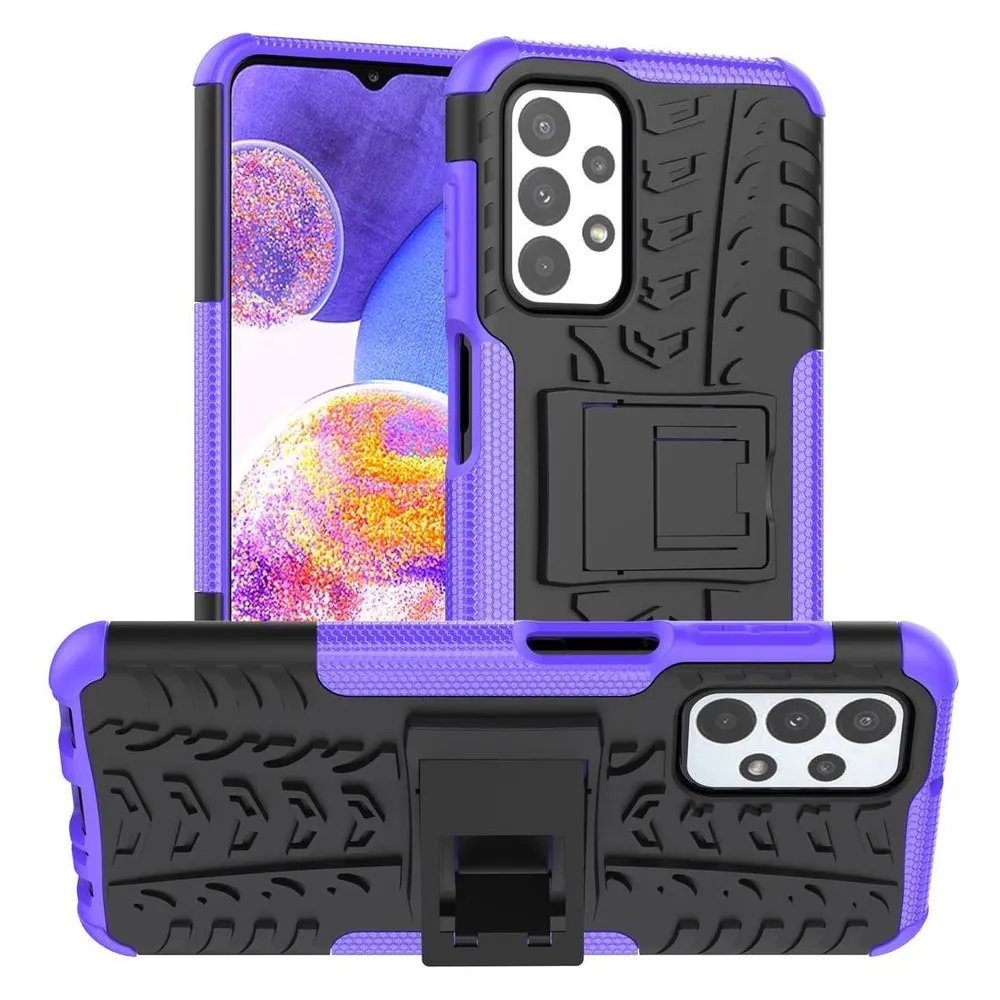 König Design Hülle Handy Schutz für Samsung Galaxy A23 Case Cover Bumper Etuis Halter Tasche (Samsung Galaxy A23)