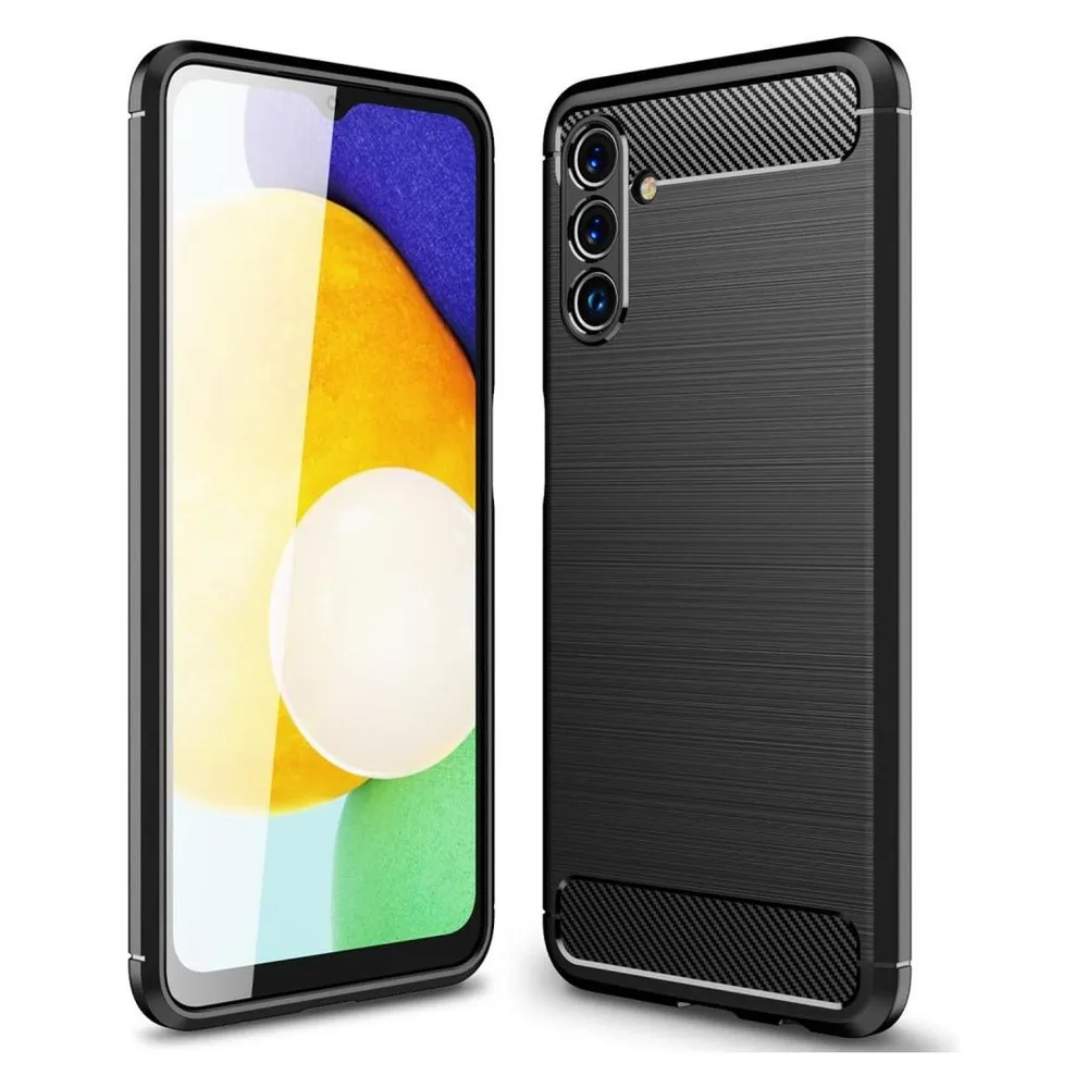 König Design Hülle Handy Schutz für Samsung Galaxy A13 5G Case Cover Tasche Etuis Schwarz Neu (Samsung Galaxy A13 5G)
