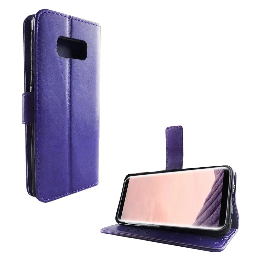 König Design Hülle Handy Schutz für Samsung Galaxy S8 Case Cover Tasche Wallet Etui Bumper (Samsung Galaxy S8)