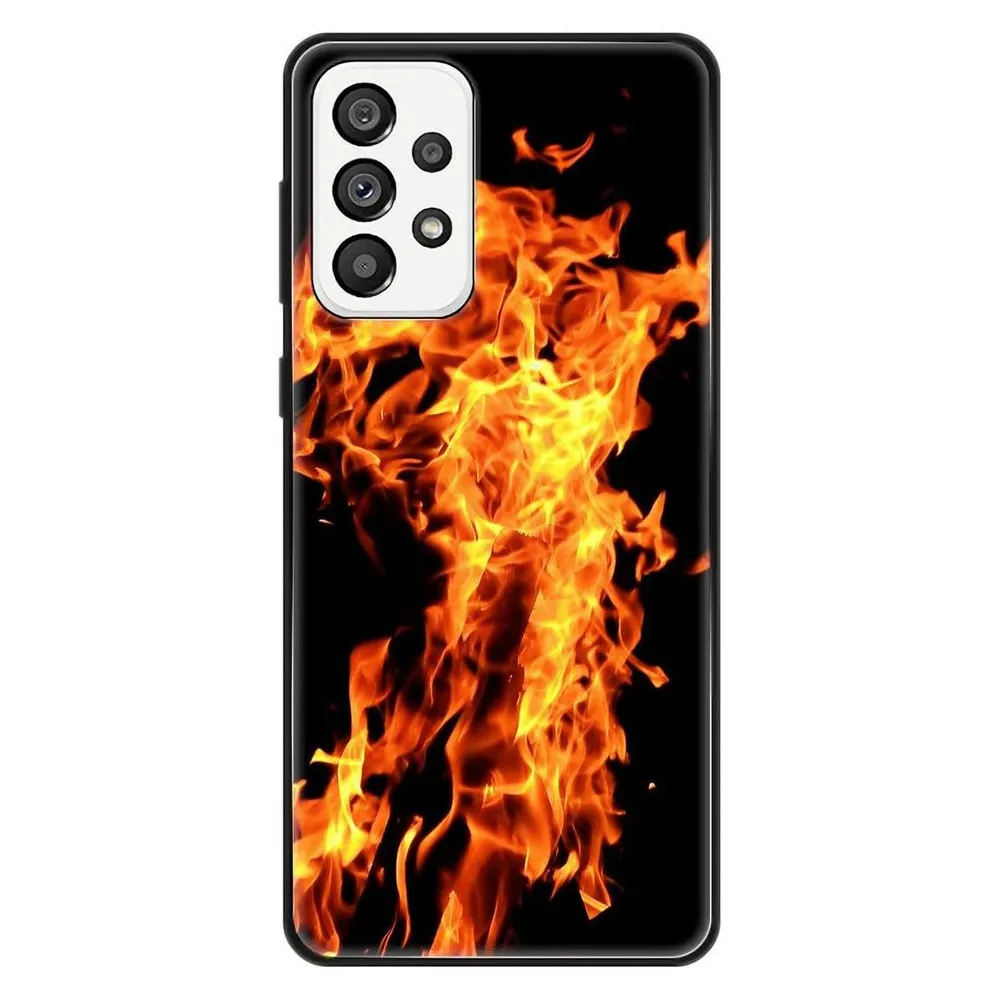 König Design Hülle Handy Schutz für Samsung Galaxy A73 5G Case Cover Tasche Bumper Etuis TPU (Samsung Galaxy A73 5G)