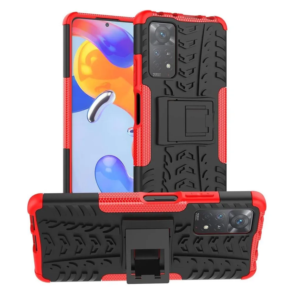 König Design Hülle Handy Schutz für Xiaomi Redmi Note 11 Pro Case Cover Bumper Etuis Halter (Xiaomi Redmi Note 11 Pro 5G)