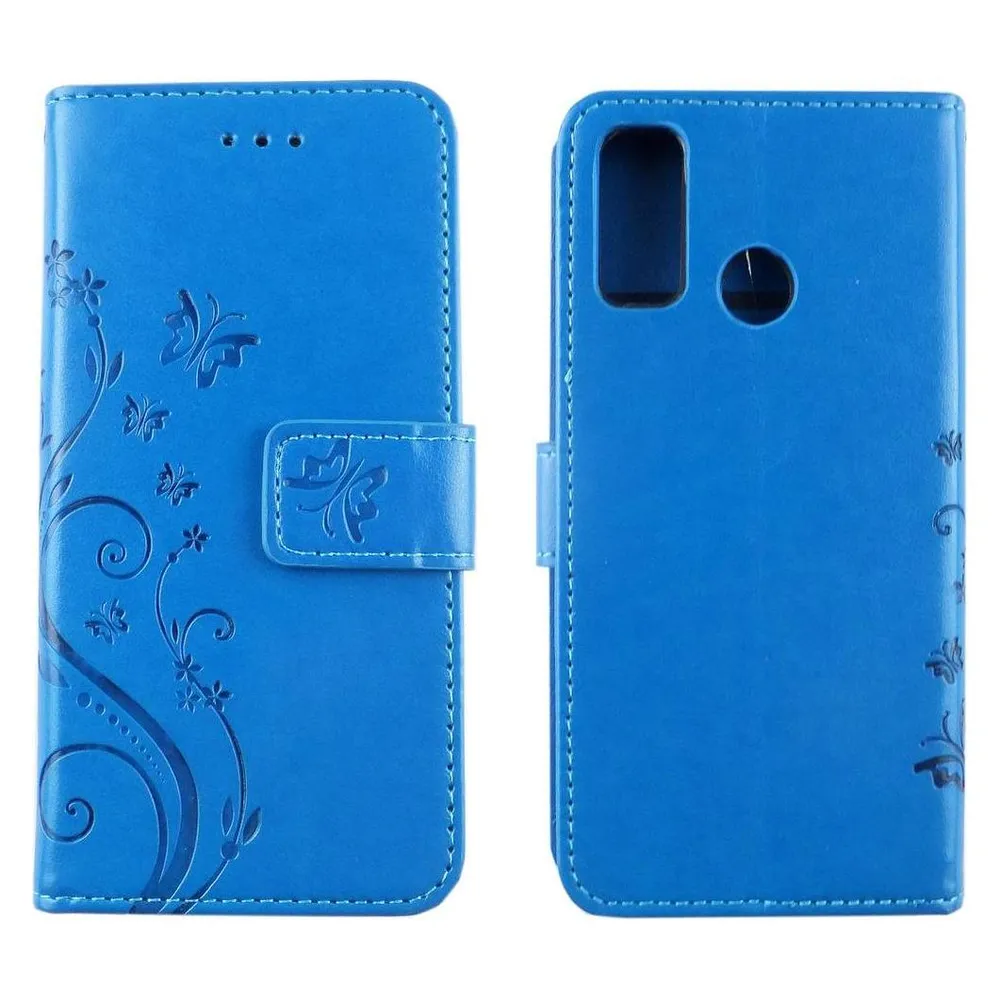König Design Hülle Handy Schutz für Huawei P smart 2020 Case Cover Tasche Wallet Etui Bumper (Huawei P Smart (2020))