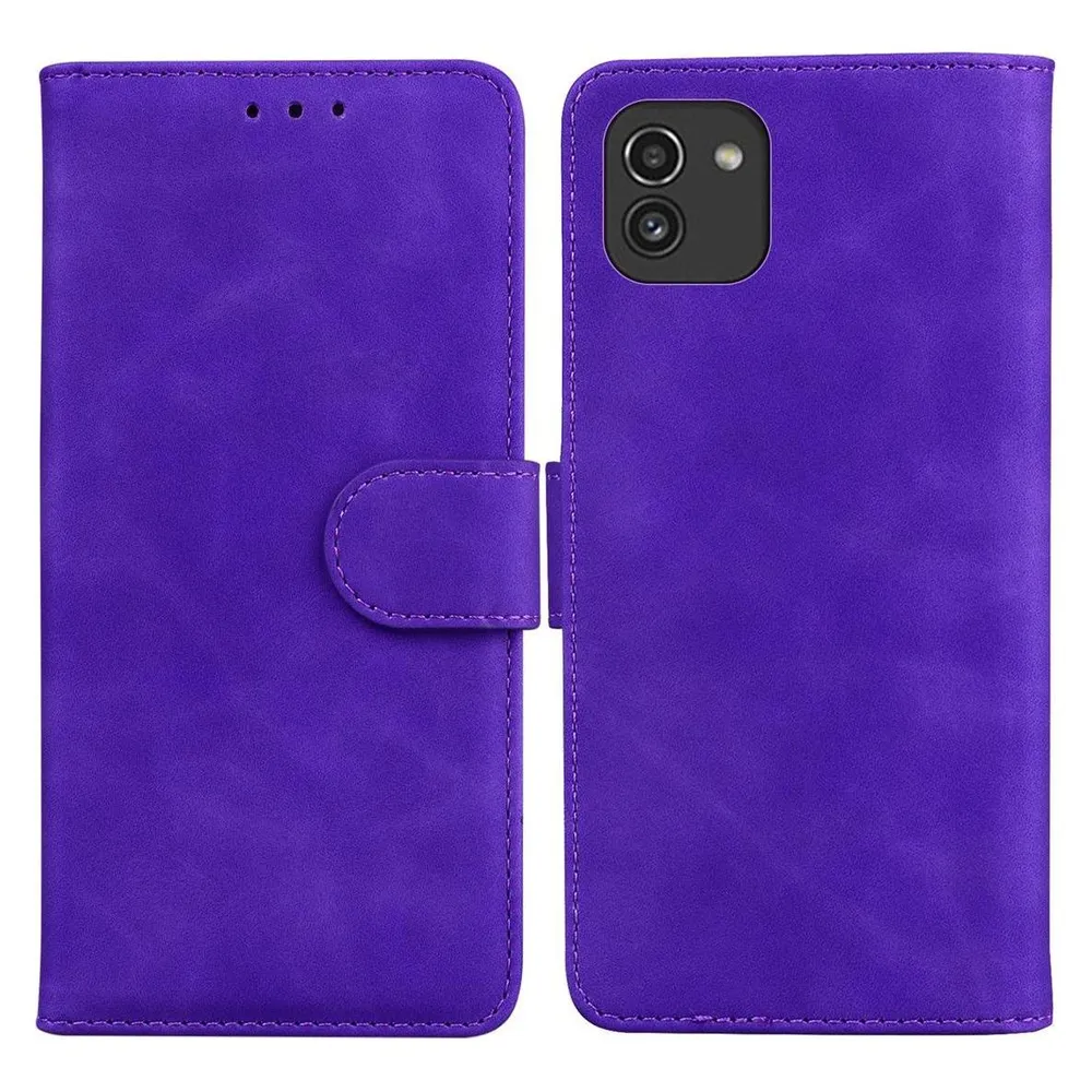 König Design Hülle Handy Schutz für Samsung Galaxy A03 Case Cover Tasche Etuis Bumper Wallet (Samsung Galaxy A03)