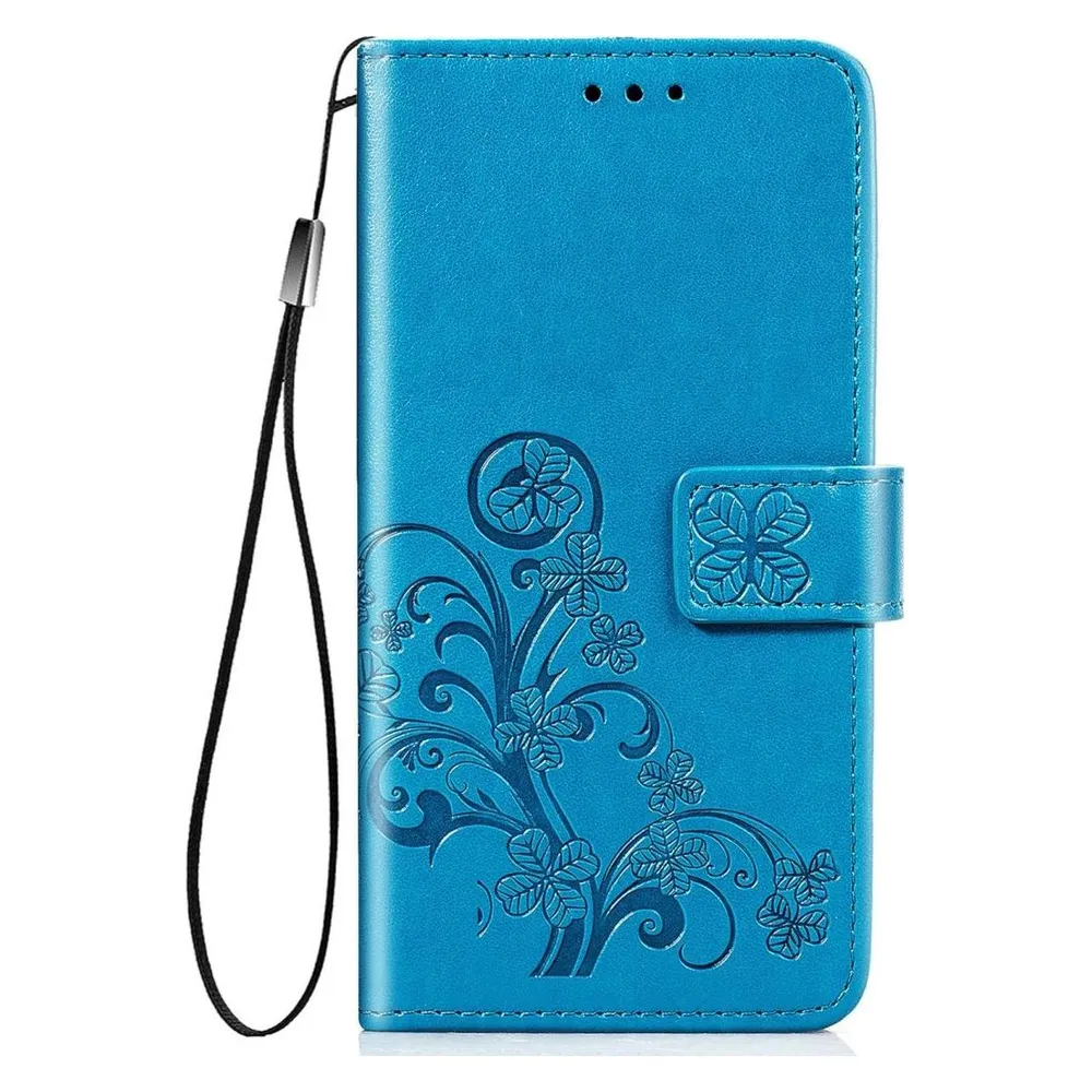 König Design Hülle Handy Schutz für Xiaomi Mi 10 Lite 5G Case Flip Cover Tasche Etuis Blau
