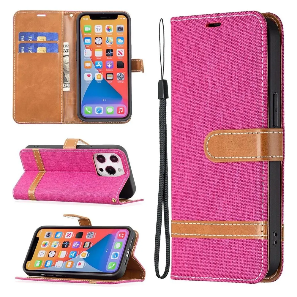 König Design Hülle Handy Schutz für Apple iPhone 13 mini Case Cover Tasche Etuis Bumper Rosa (Apple iPhone 13 mini)