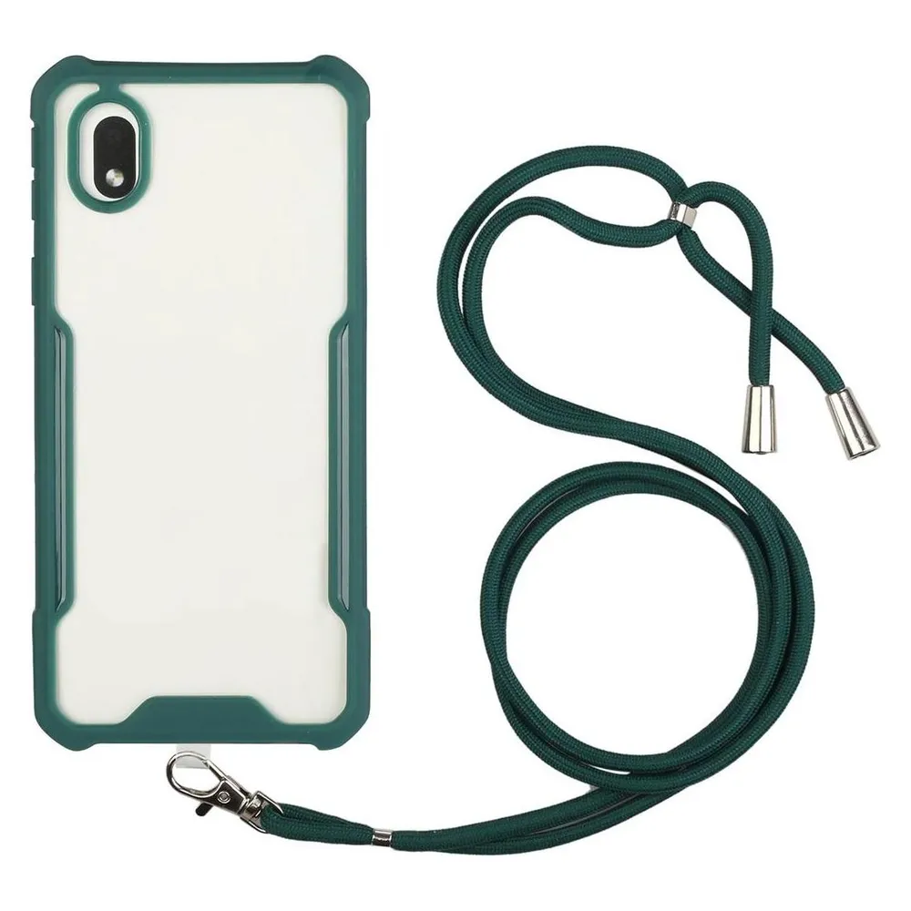 König Design Hülle Handy Schutz für Samsung Galaxy A01 Core Case Cover Tasche Etuis Grün Neu
