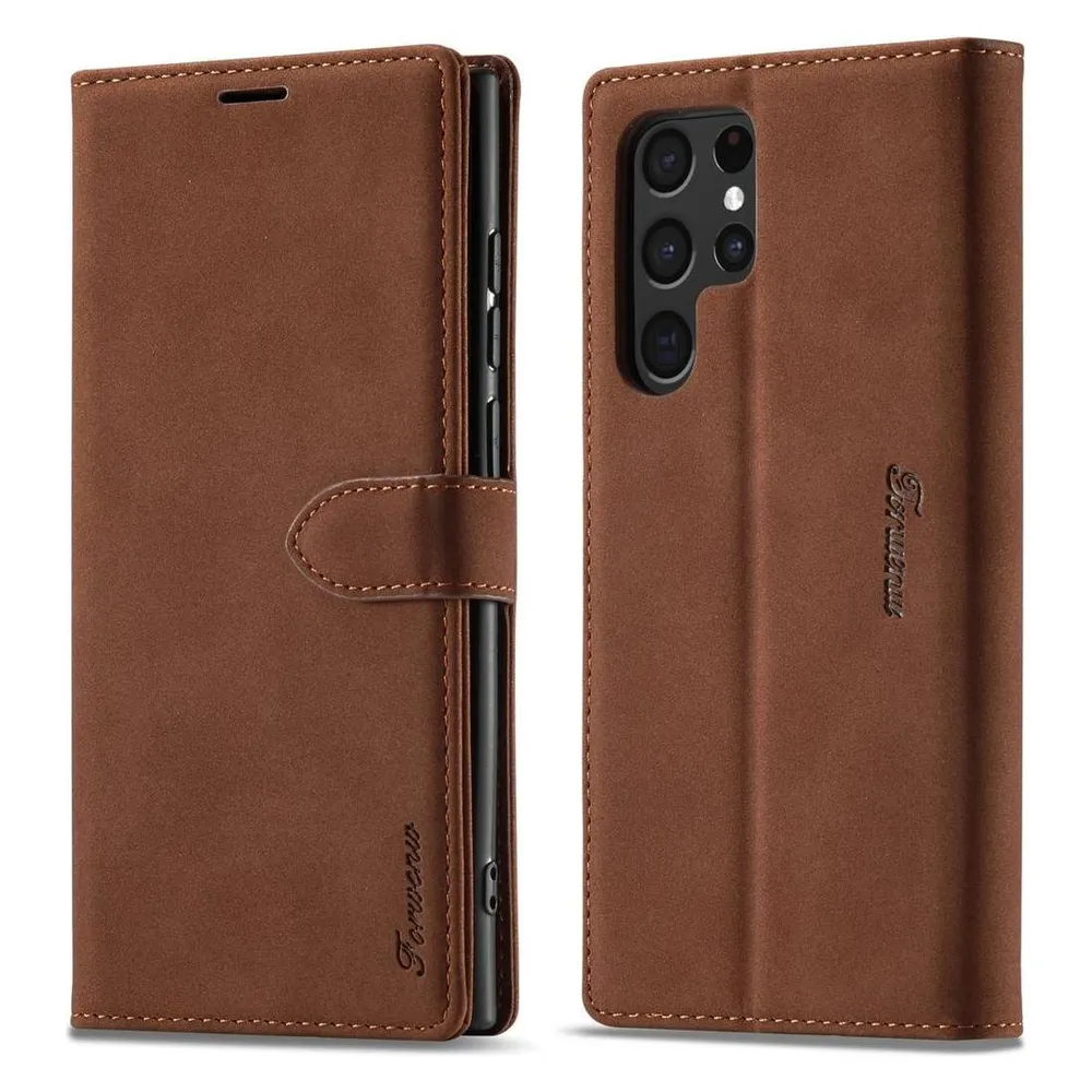 König Design Hülle Handy Schutz für Apple iPhone 14 Pro Plus Max Case Cover Tasche Wallet (Samsung Galaxy S23 Ultra)