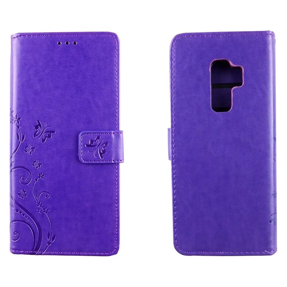 König Design Hülle Handy Schutz für Samsung Galaxy S9 Plus Case Cover Tasche Wallet Etui Neu (Samsung Galaxy S9+)