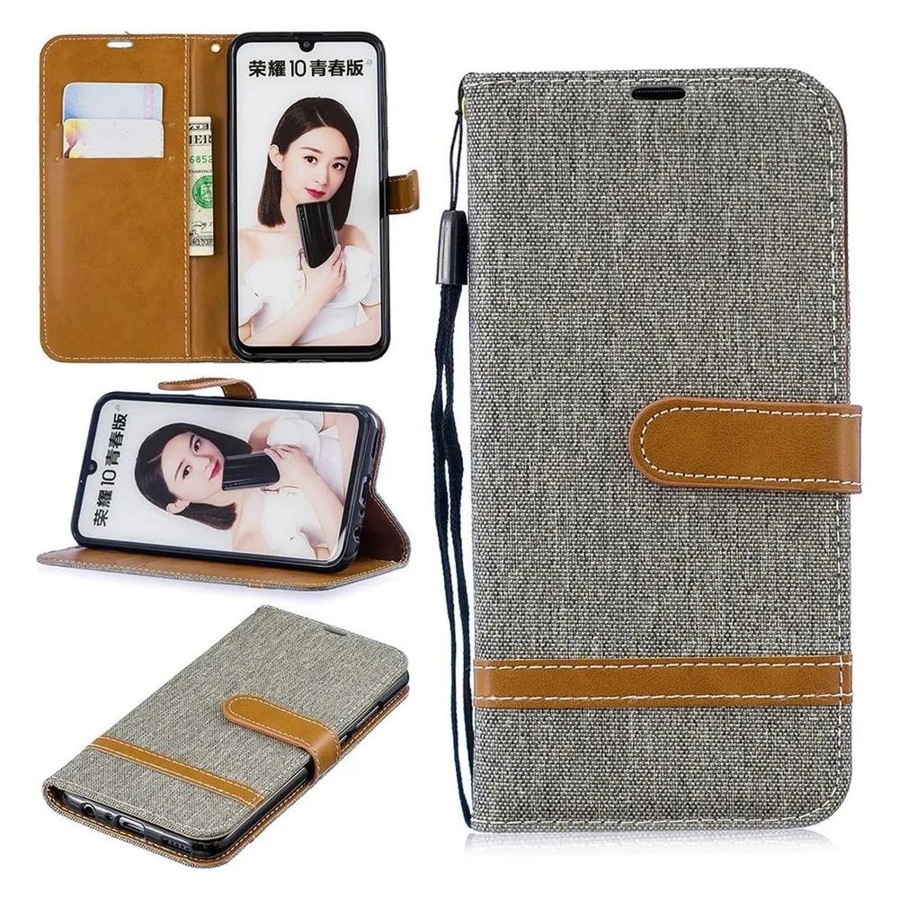 König Design Hülle Handy Schutz für Huawei P Smart 2019 Case Cover Tasche Wallet Etui Bumper (Huawei P Smart (2019))