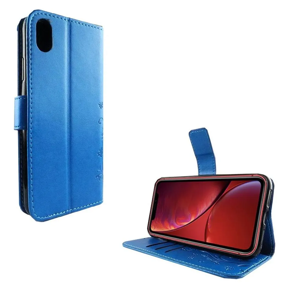 König Design Hülle Handy Schutz für Apple iPhone XR Case Cover Tasche Wallet Etui Handyhülle (Apple iPhone XR)