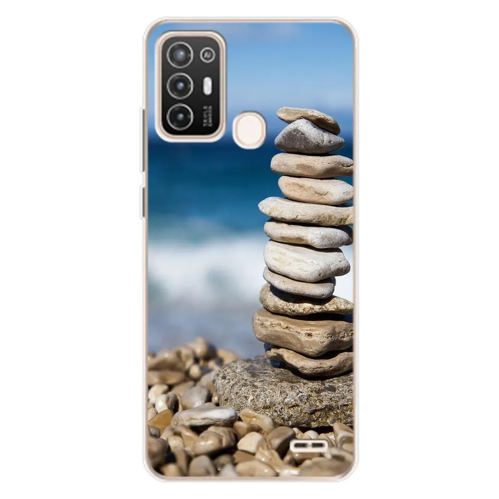 König Design Hülle Handy Schutz für ZTE Blade A52 Case Cover Tasche Bumper Etuis Backcover (ZTE Blade A52)