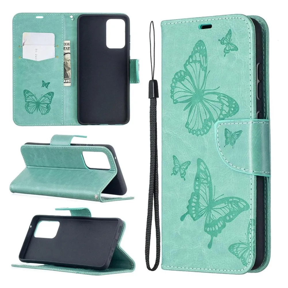 König Design Hülle Handy Schutz für Samsung Galaxy A52 4G 5G A52s Case Cover Tasche Grün Neu (Samsung Galaxy A52, Samsung Galaxy A52s 5G)