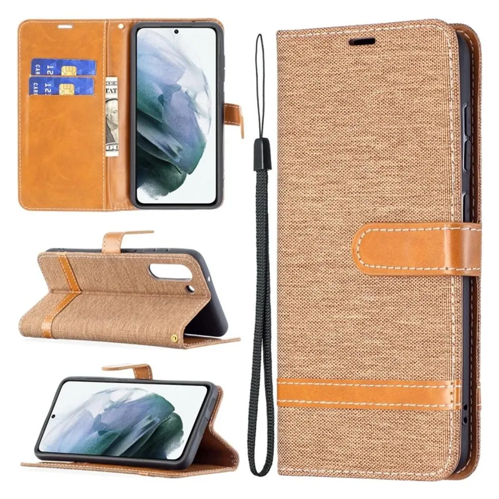 König Design Hülle Handy Schutz für Samsung Galaxy S21 FE Case Flip Cover Tasche Etui Bumper (Samsung Galaxy S21 FE)