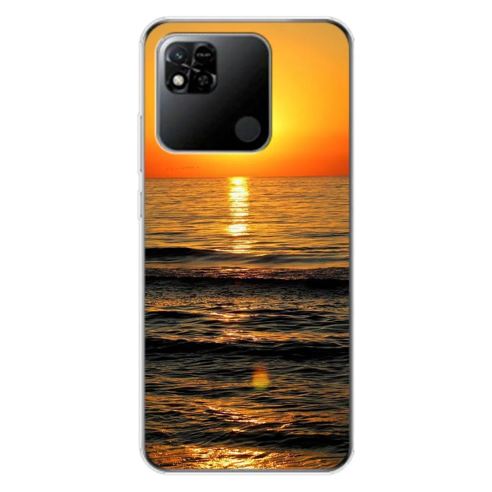 König Design Hülle Handy Schutz für Xiaomi Redmi 10A Case Cover Tasche Bumper Etuis TPU Neu (Xiaomi Redmi 10A)