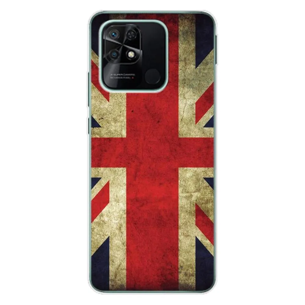 König Design Hülle Handy Schutz für Xiaomi Redmi 10C Case Cover Tasche Bumper Etuis TPU Neu (Xiaomi Redmi 10C)