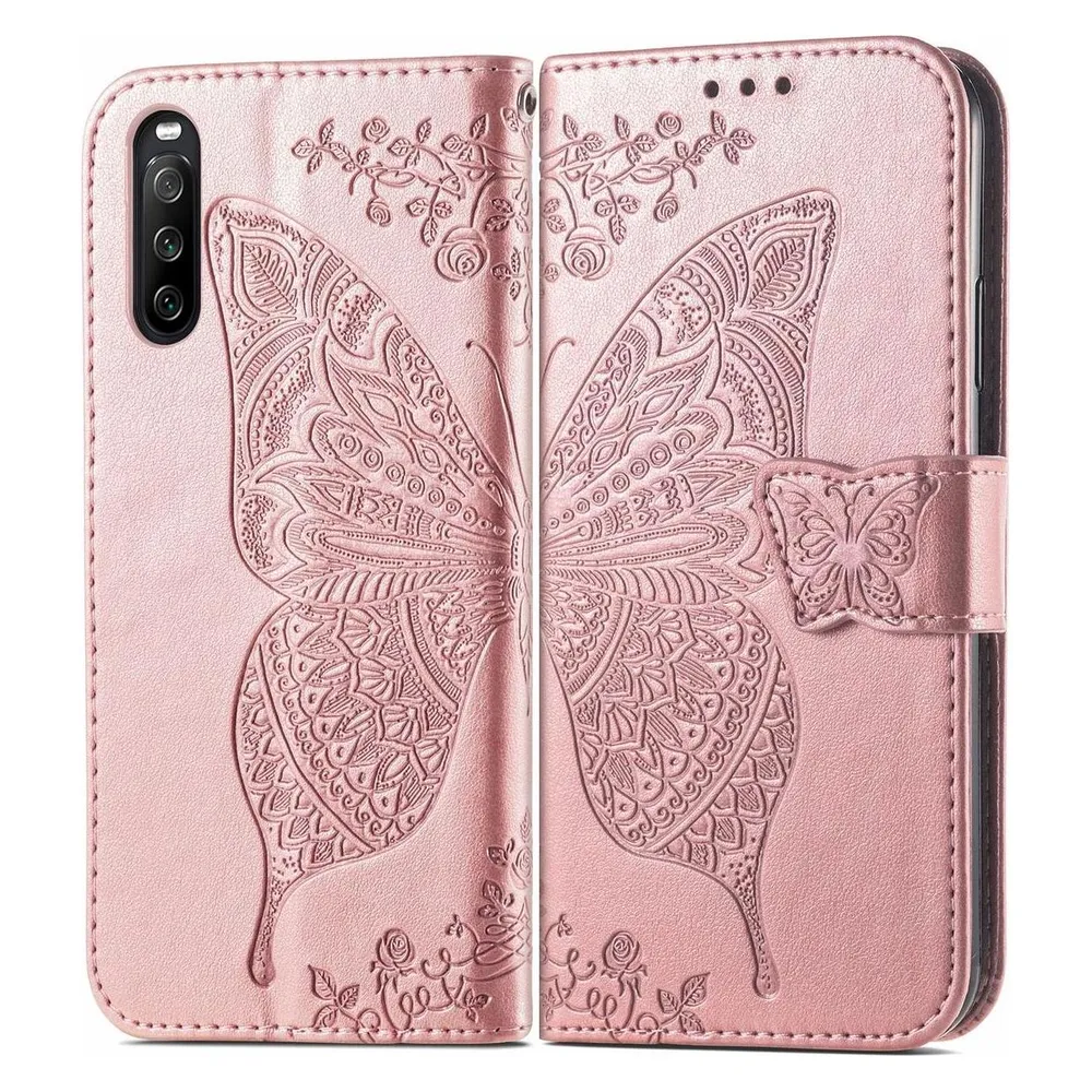 König Design Hülle Handy Schutz für Sony Xperia 10 III Case Flip Cover Tasche Etuis Bumper (Sony Xperia 10 III)
