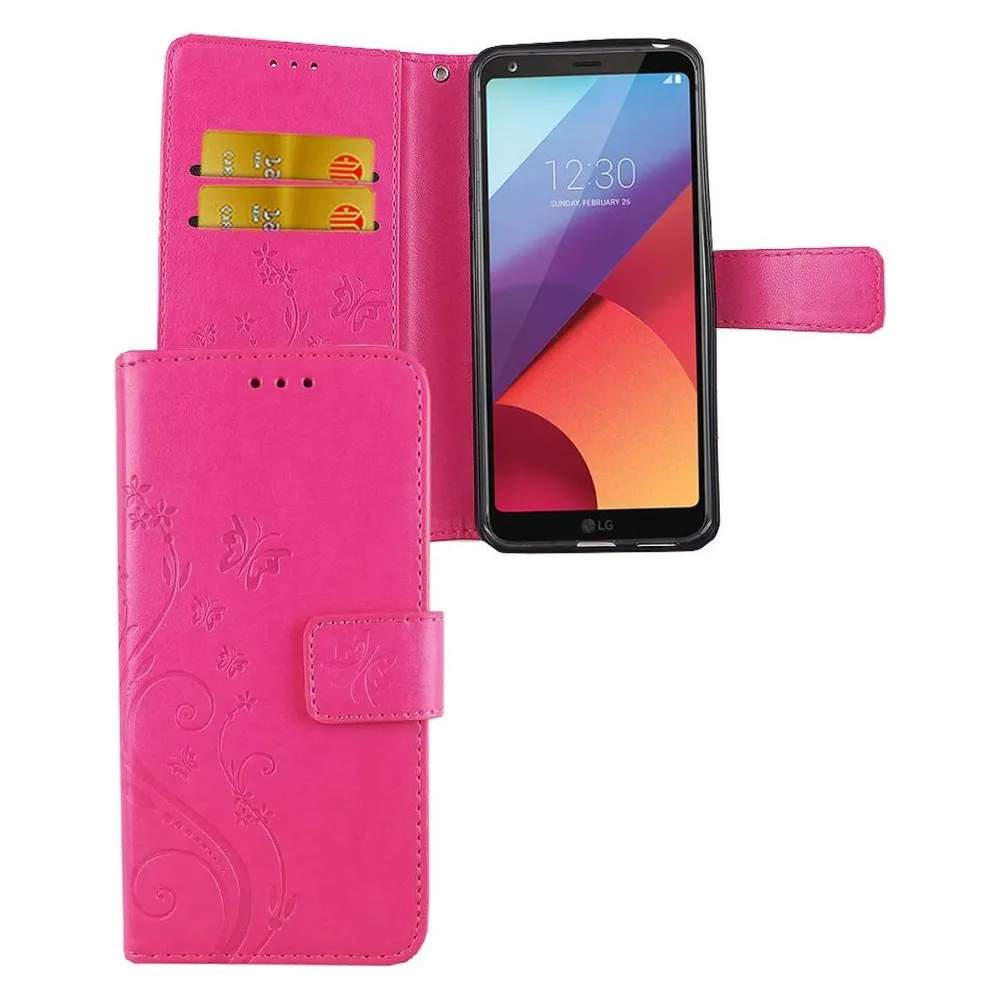 König Design Hülle Handy Schutz für LG G6 Case Cover Tasche Wallet Etui Handyhülle Bumper Neu (LG G6)