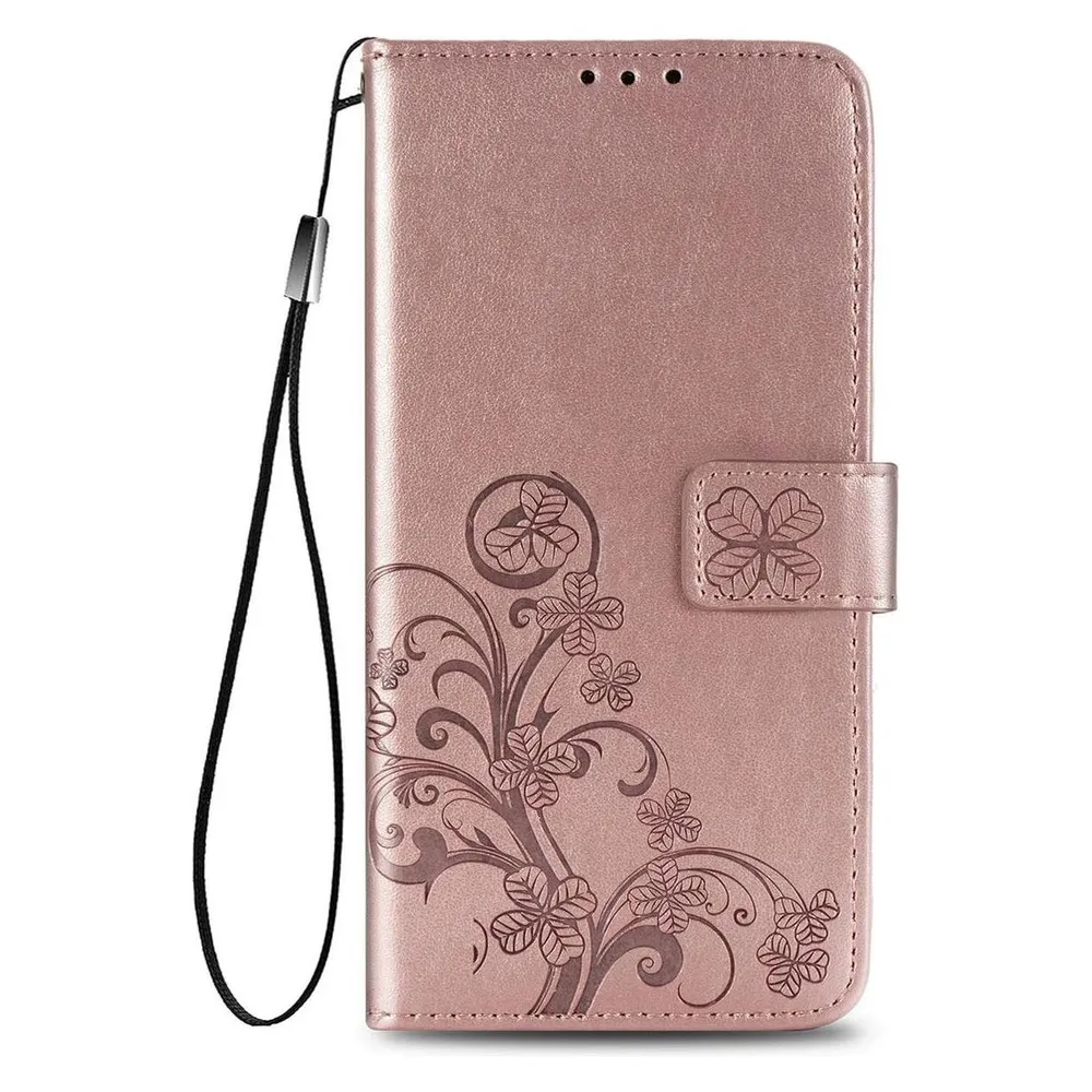 König Design Hülle Handy Schutz für Samsung Galaxy A02s Case Flip Cover Tasche Etuis Rosa Neu
