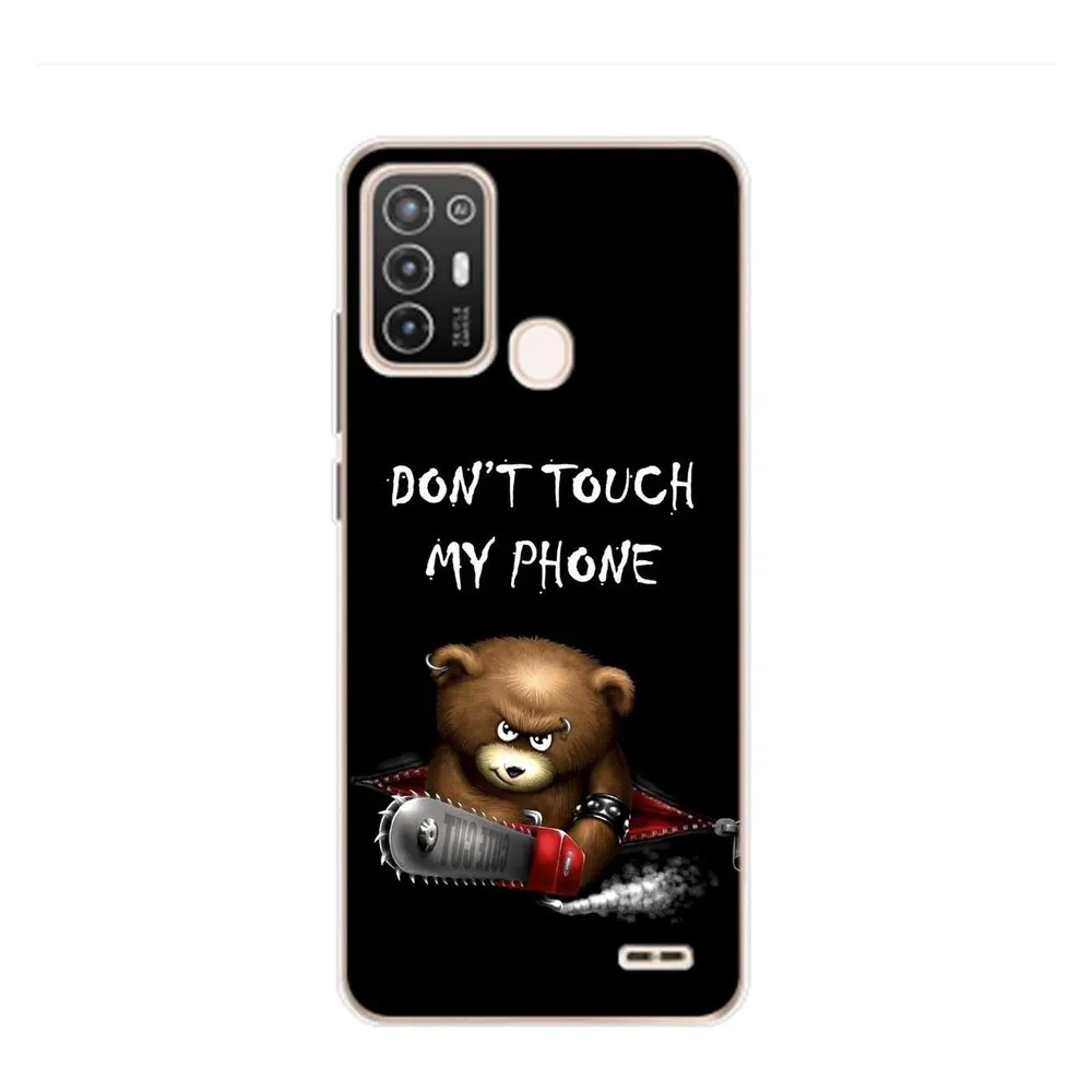 König Design Hülle Handy Schutz für ZTE Blade A52 Case Cover Tasche Bumper Etuis Backcover (ZTE Blade A52)
