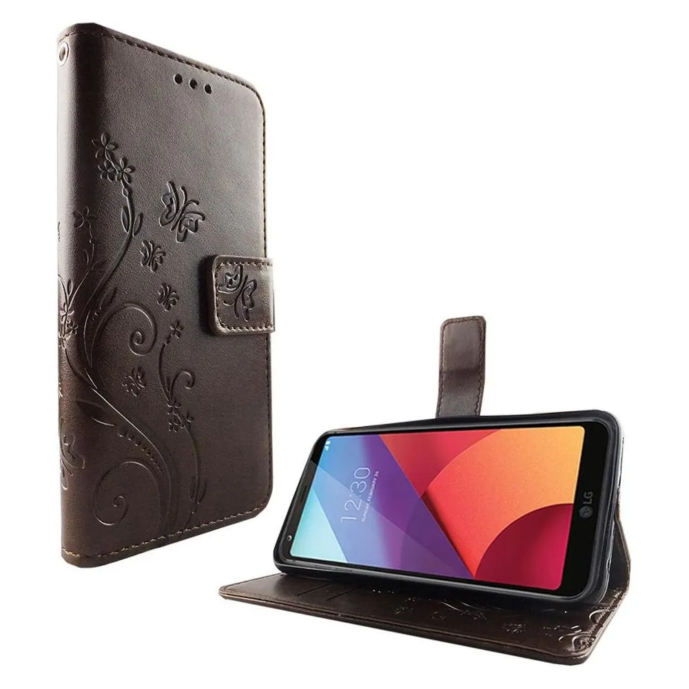 König Design Hülle Handy Schutz für LG G6 Case Cover Tasche Wallet Etui Handyhülle Bumper Neu (LG G6)