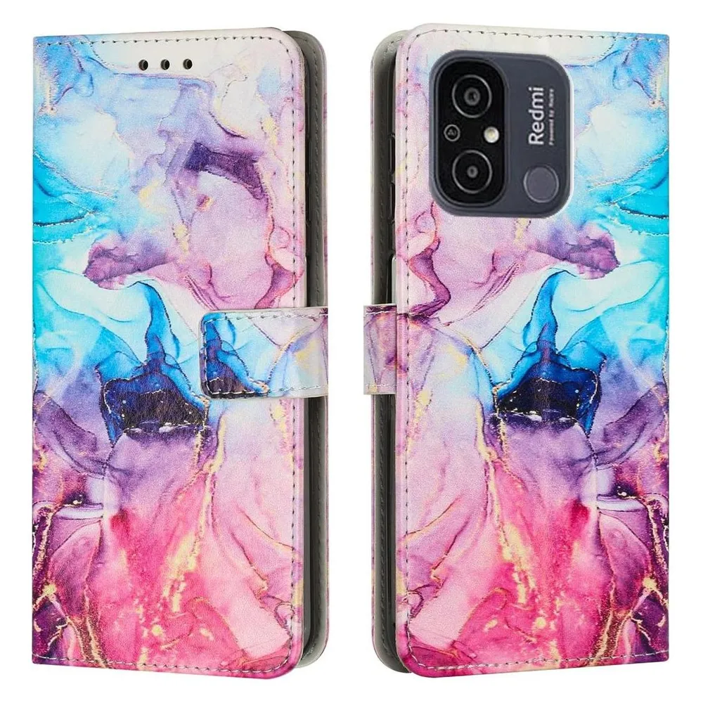 König Design Hülle Handy Schutz für Samsung Galaxy A04e A34 A54 Case Cover Marmor Tasche Etui (Samsung Galaxy A04e, Samsung Galaxy A34, Samsung Galaxy A54, Xiaomi Redmi 11A)