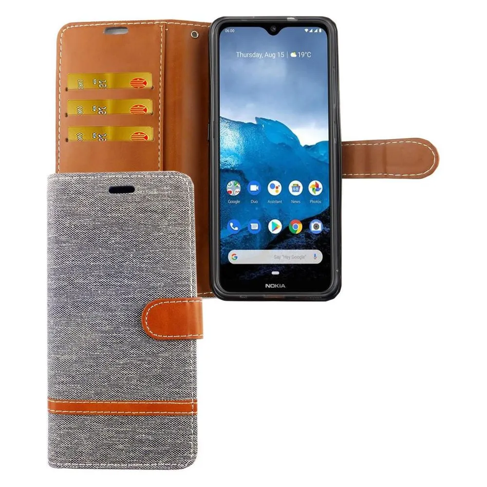 König Design Hülle Handy Schutz für Nokia 6.2 Case Cover Tasche Wallet Etui Handyhülle Bumper (Nokia 6.2)