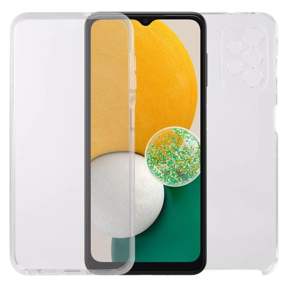 König Design Hülle Handy Schutz für Samsung Galaxy A13 4G Case Full Cover Bumper Tasche Etuis