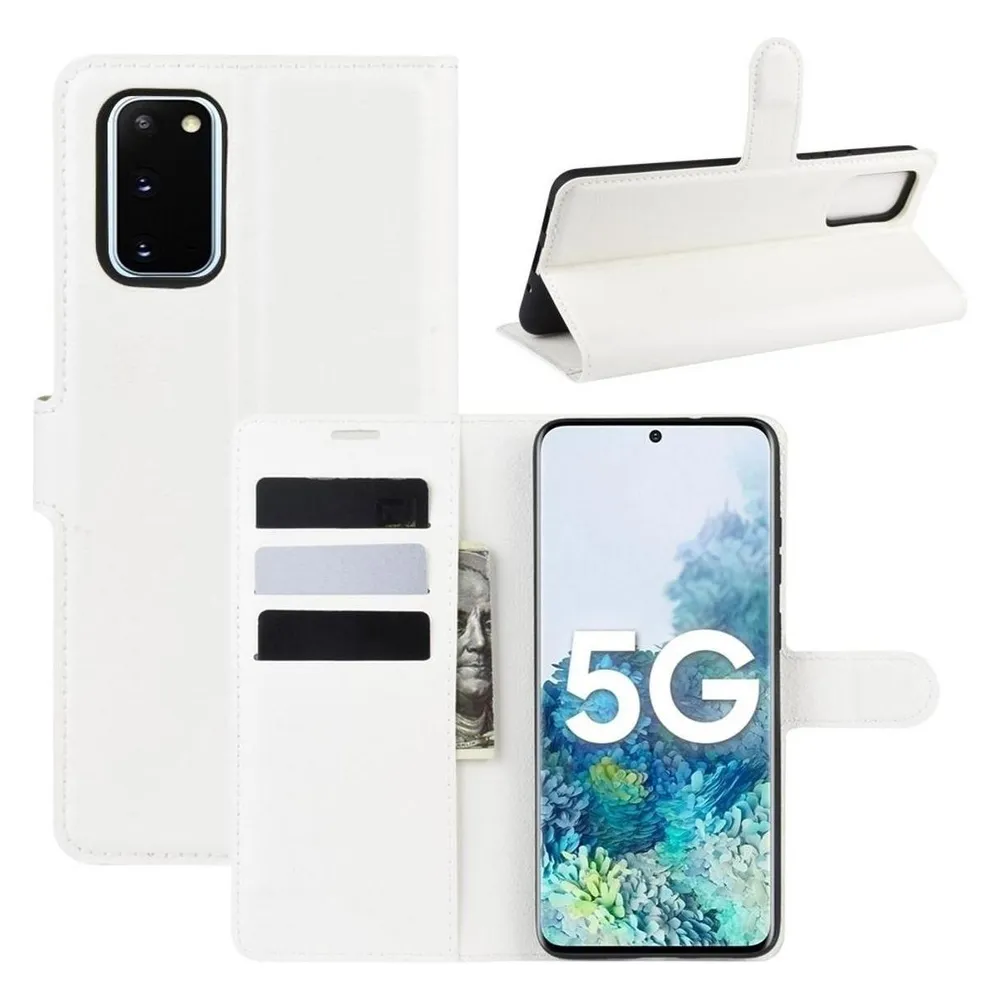König Design Hülle Handy Schutz für Samsung Galaxy S20 FE Case Cover Tasche Etui Bumper Weiss