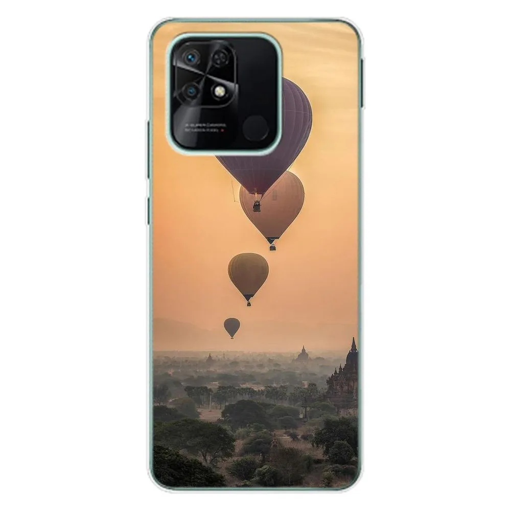 König Design Hülle Handy Schutz für Xiaomi Redmi 10C Case Cover Tasche Bumper Etuis TPU Neu (Xiaomi Redmi 10C)