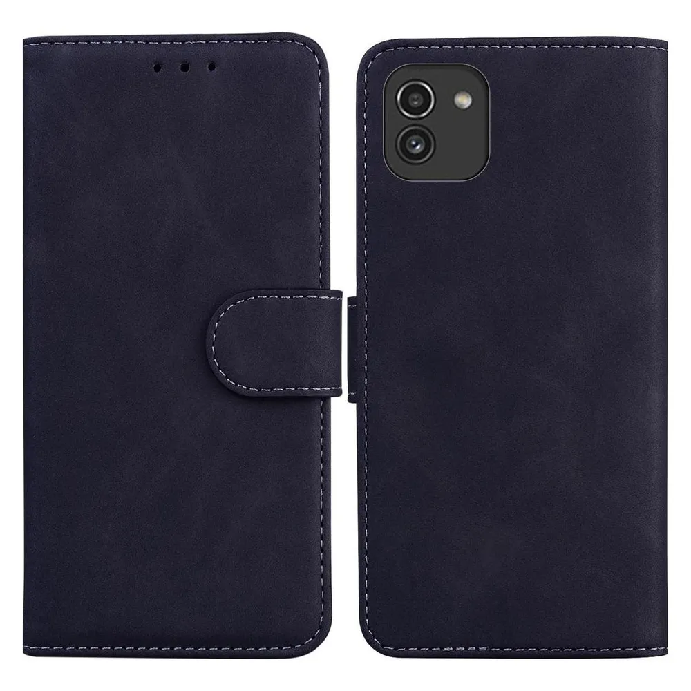 König Design Hülle Handy Schutz für Samsung Galaxy A03 Case Cover Tasche Etuis Bumper Wallet (Samsung Galaxy A03)